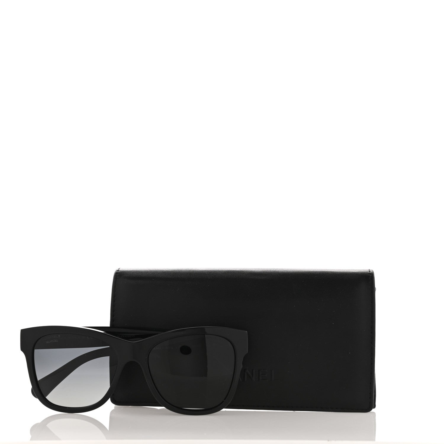 Chanel Acetate Polarized Square CC Sunglasses 5380 Black 8 of 8