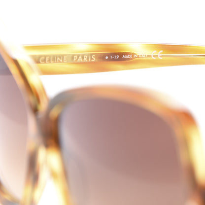 Celine Acetate Butterfly Sunglasses CL40064I Havana 6 of 7
