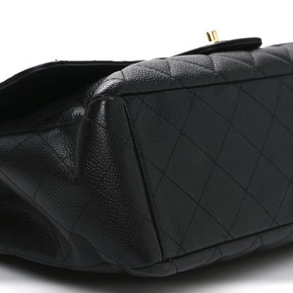 Chanel Caviar Quilted Maxi Double Flap Black 9 of 11
