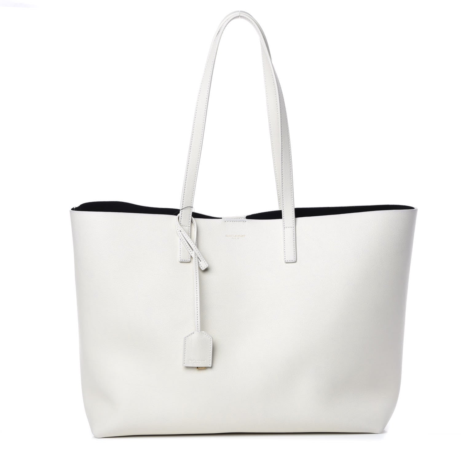 Saint Laurent Calfskin Large Shopping Tote Porcellana 1 of 14