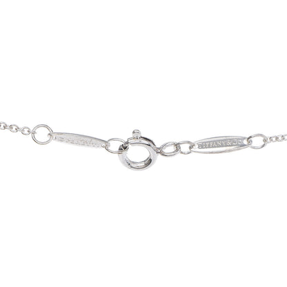 Tiffany Sterling Silver Diamond .05ct Elsa Peretti Diamonds by the Yard Pendant Necklace 5 of 6