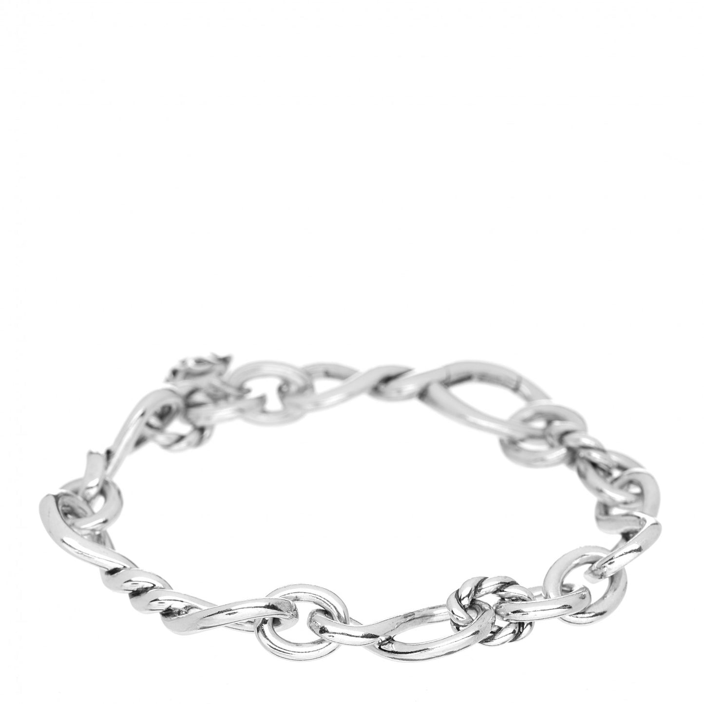 Sterling Silver Medium Continuance Chain Bracelet