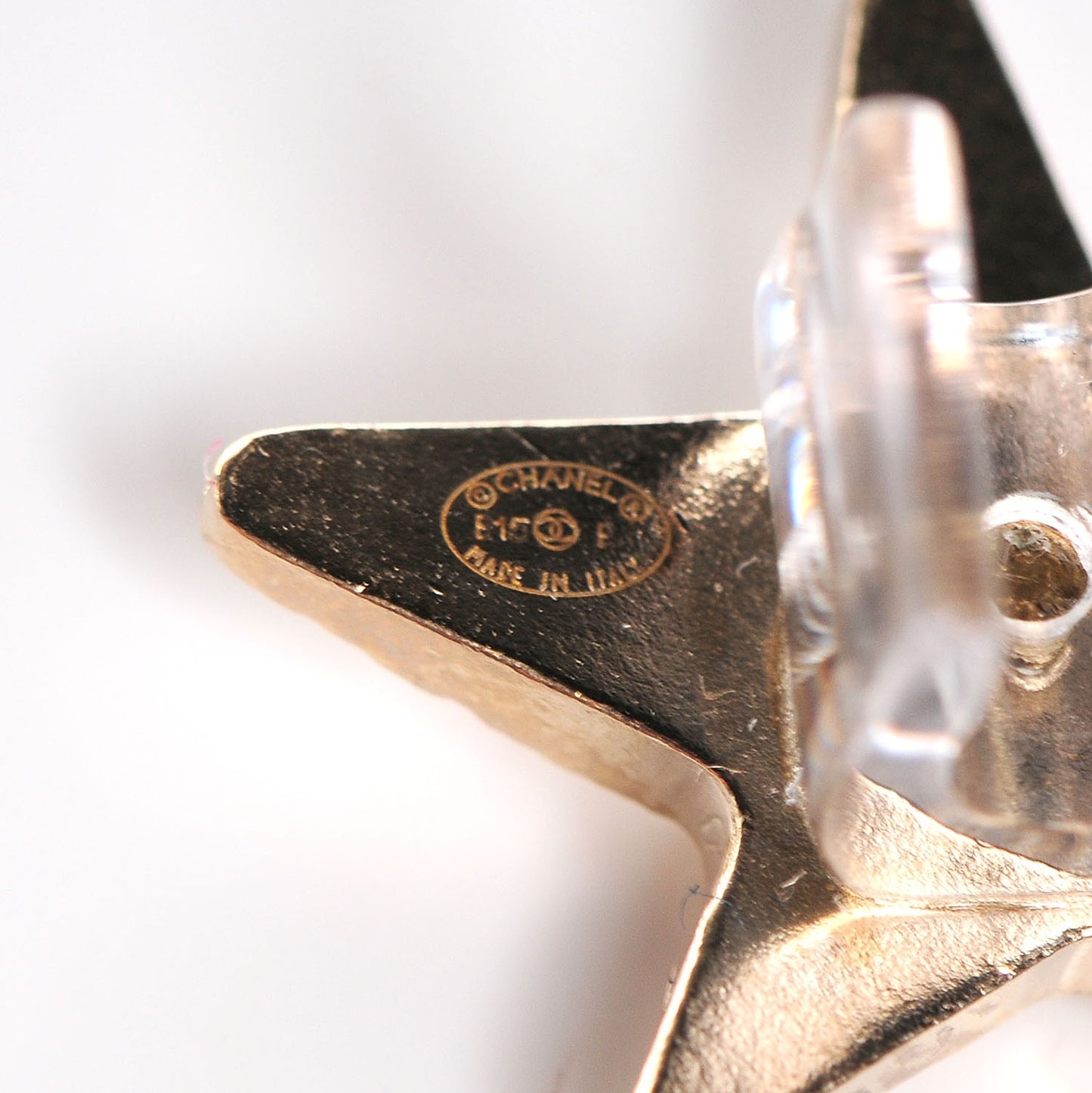 Swarovski Crystal CC Star Earphone Charms Gold
