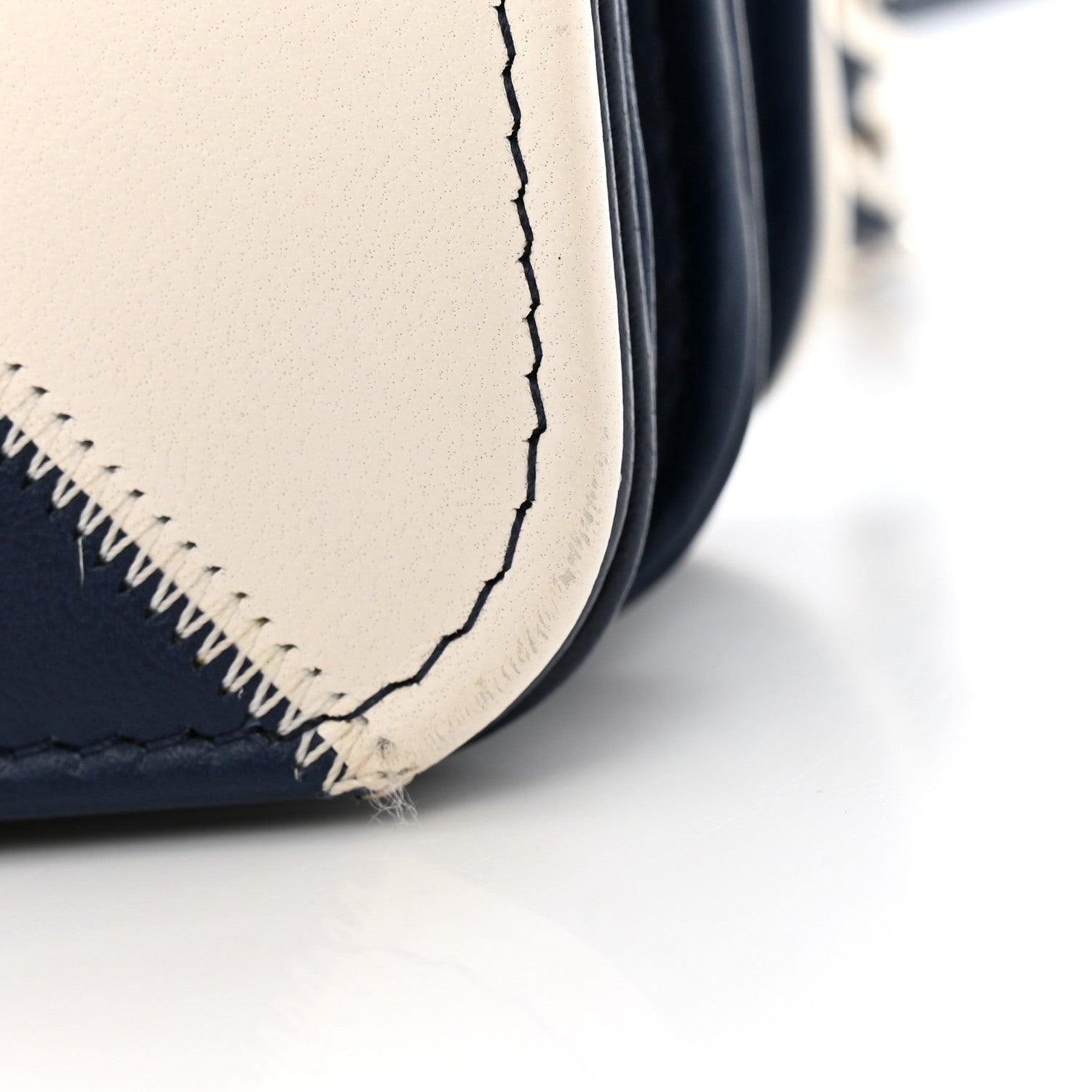 Chanel Lambskin Patchwork CC Tassel Crossbody Bag White Blue Red 13 of 14