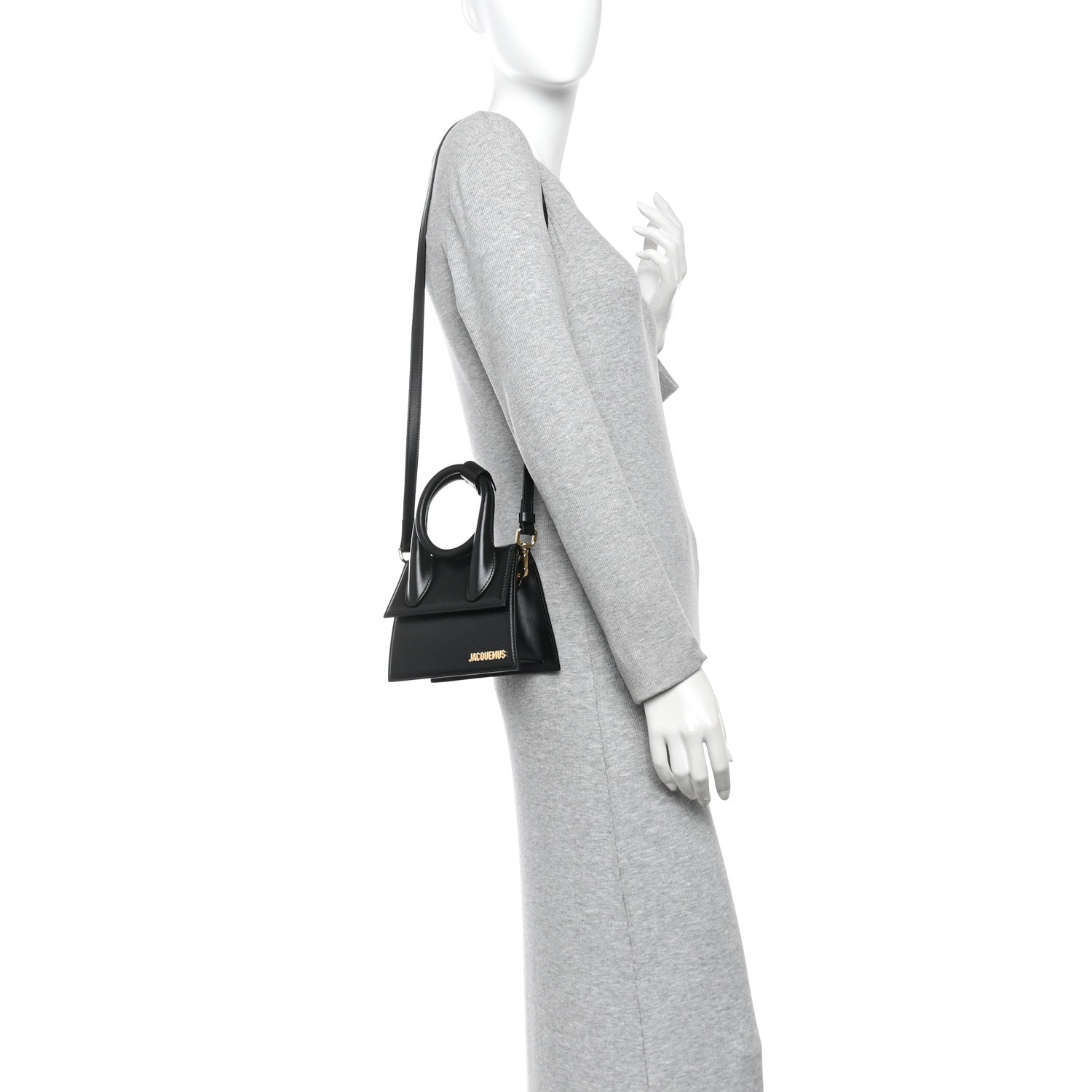 Jacquemus Smooth Calfskin Le Chiquito Noeud Black 2 of 9