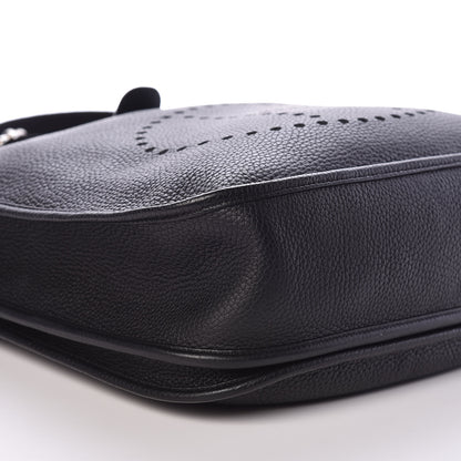 Hermes Taurillon Clemence Evelyne III GM Black 8 of 10
