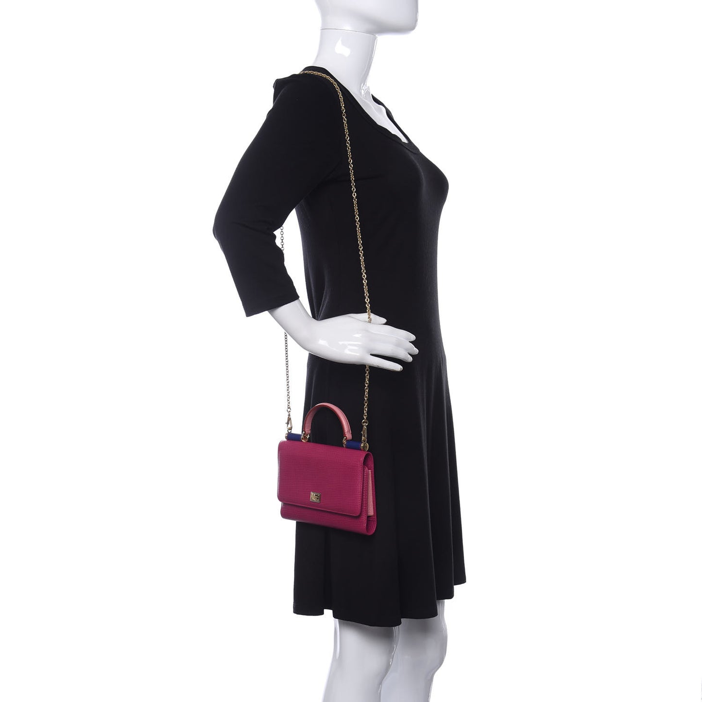 Dauphine Wallet On Chain Pink Purple