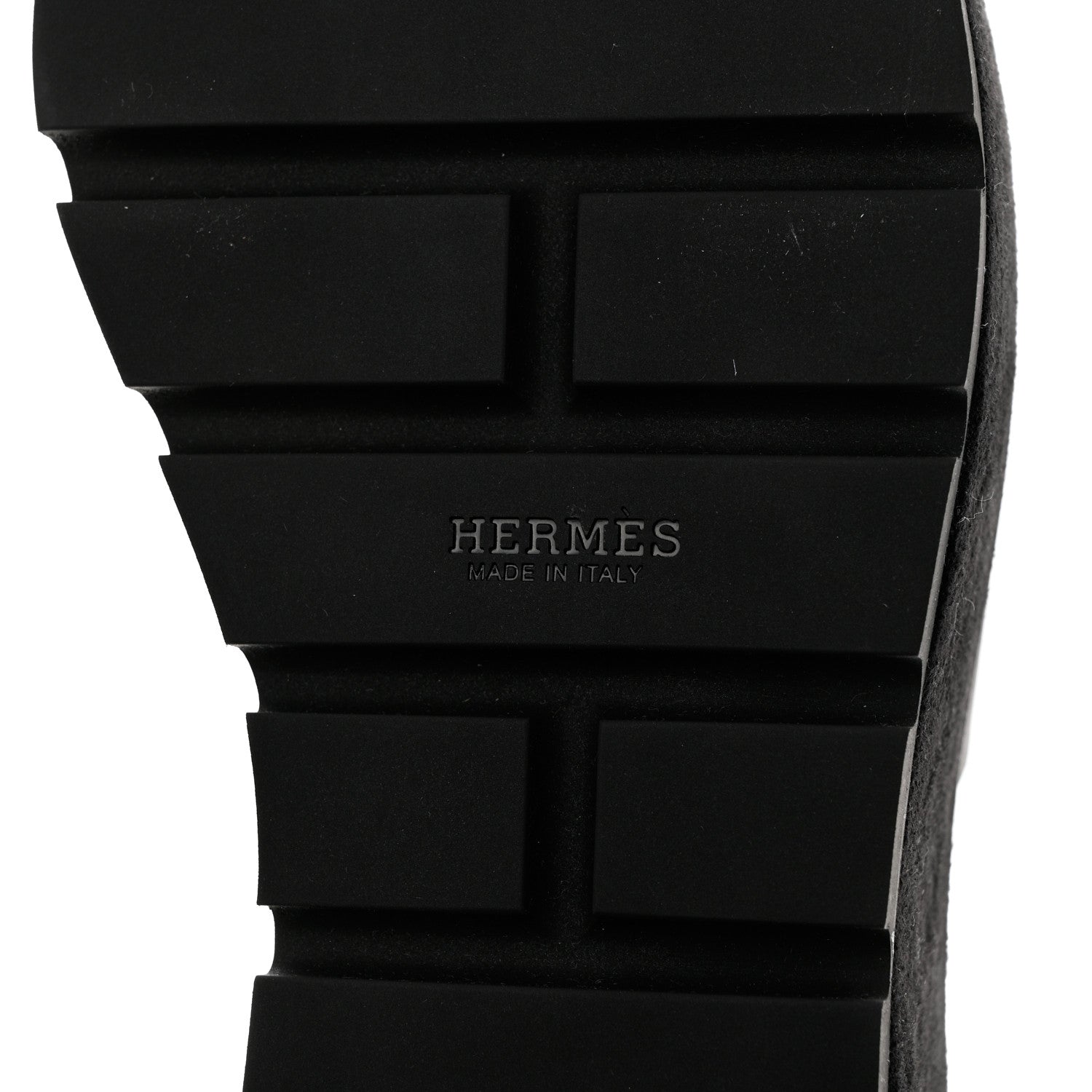Hermes Calfskin Suede Eze 30 Sandals 38 Black 8 of 12