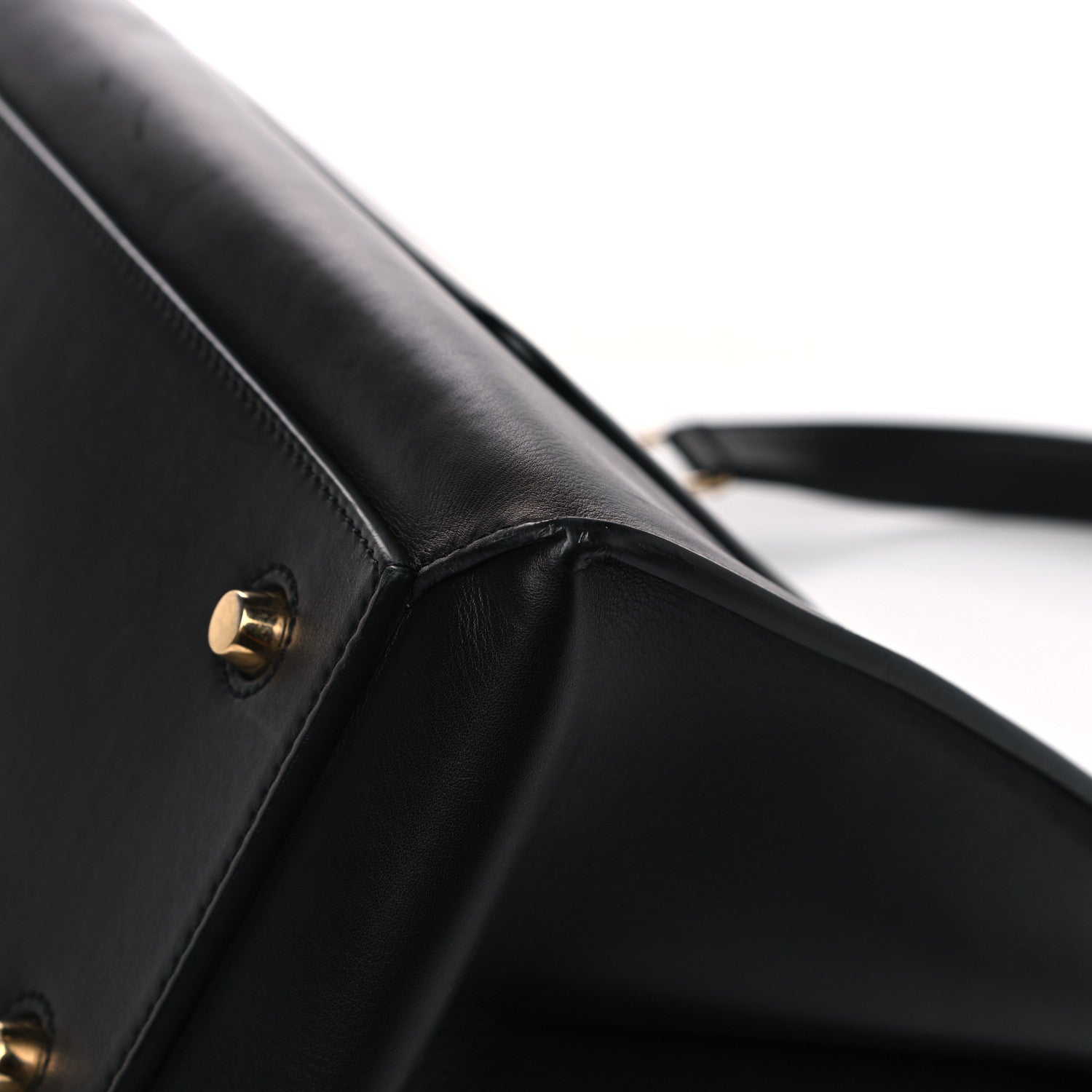 Celine Supple Calfskin Medium Edge Shoulder Bag Navy Blue 12 of 20