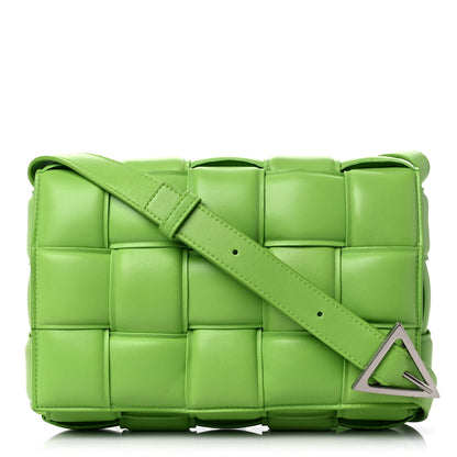 Bottega Veneta Nappa Maxi Intreccio Padded Cassette Crossbody Bag Acid Green 1 of 10