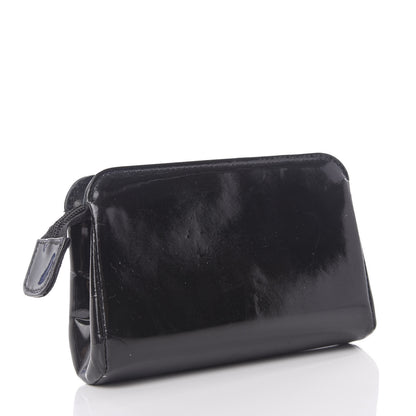 Chanel Patent Timeless CC Cosmetic Pouch Black 2 of 8