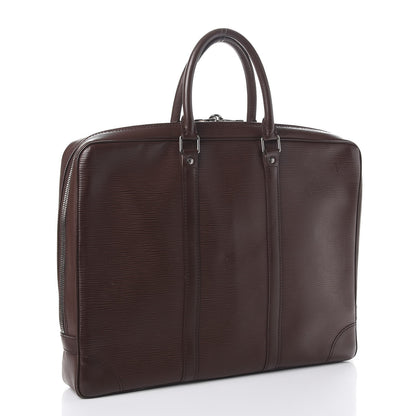 Louis Vuitton Epi Porte-Documents Voyage Briefcase Moka 3 of 7