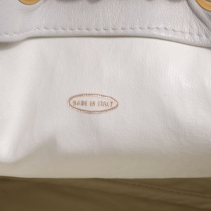 Chanel Lambskin Drawstring Shoulder Bag White 7 of 9
