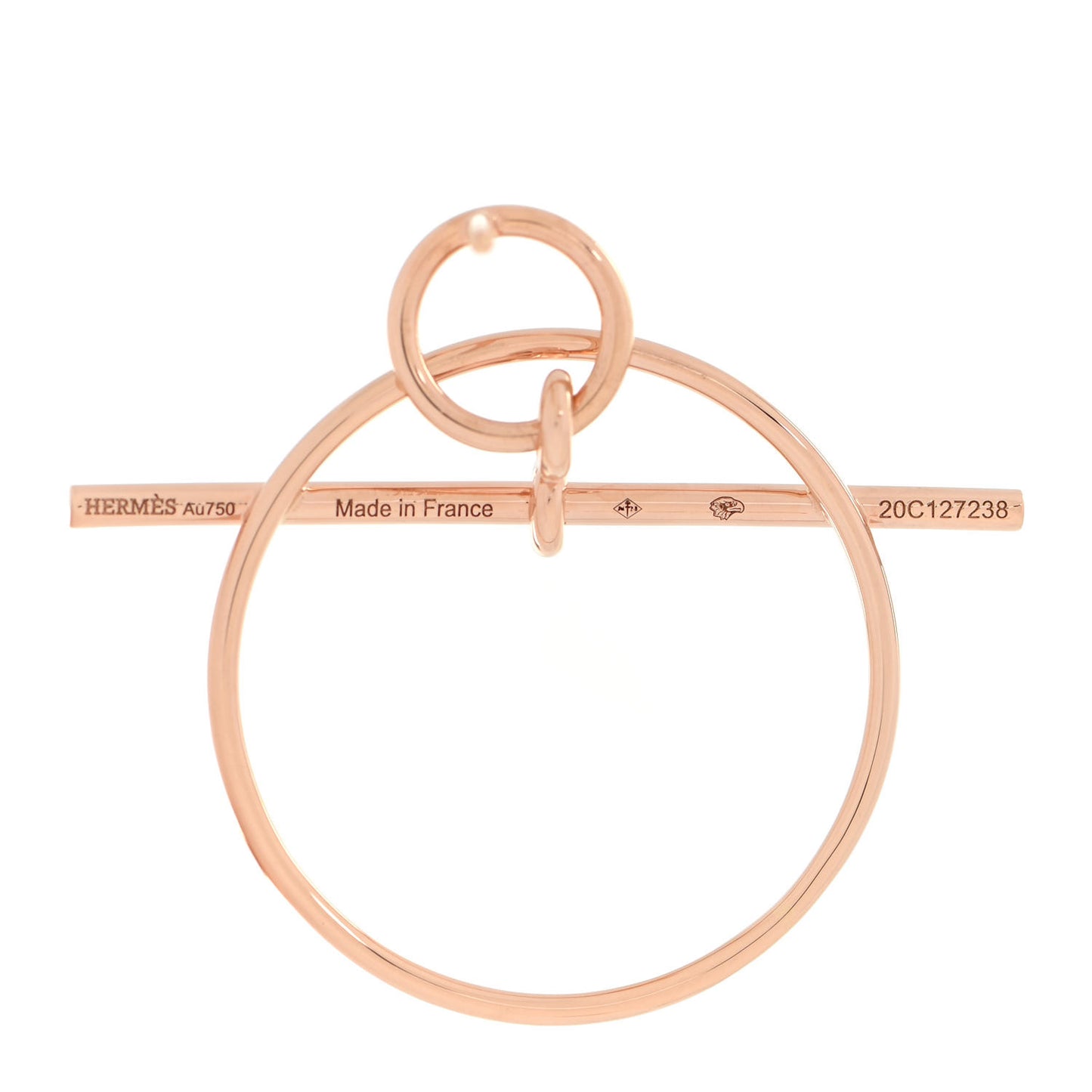 18K Rose Gold PM Loop Earrings