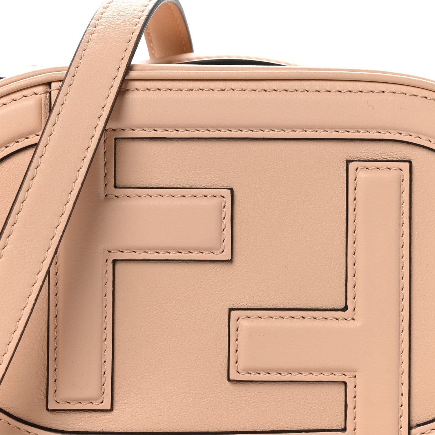 Fendi Vitello Grace Matte O'Lock Mini Camera Case Light Rose 8 of 10