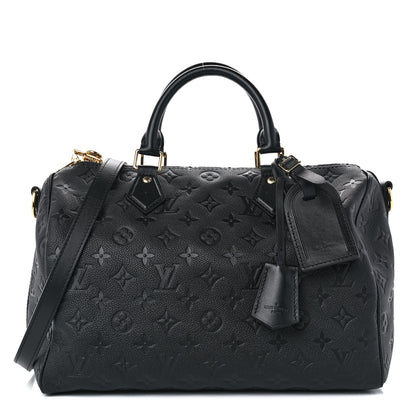 Louis Vuitton Empreinte Monogram Speedy Soft 30 Black 1 of 11
