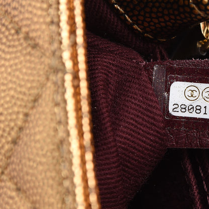 Chanel Metallic Caviar Quilted Mini Coco Handle Flap Gold 7 of 10