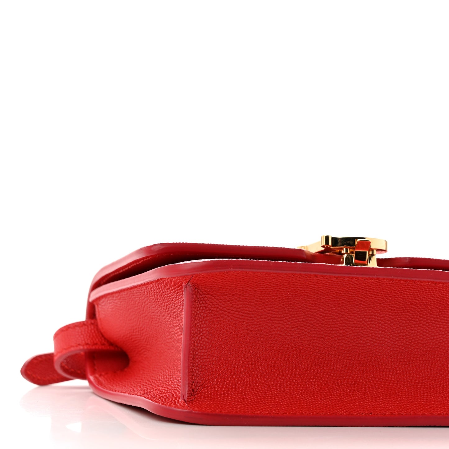 Grained Calfskin Mini TB Bag Bright Red