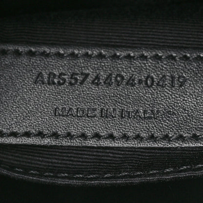 Saint Laurent Patent Calfskin Matelasse Monogram Lou Camera Bag Neon Yellow 7 of 13