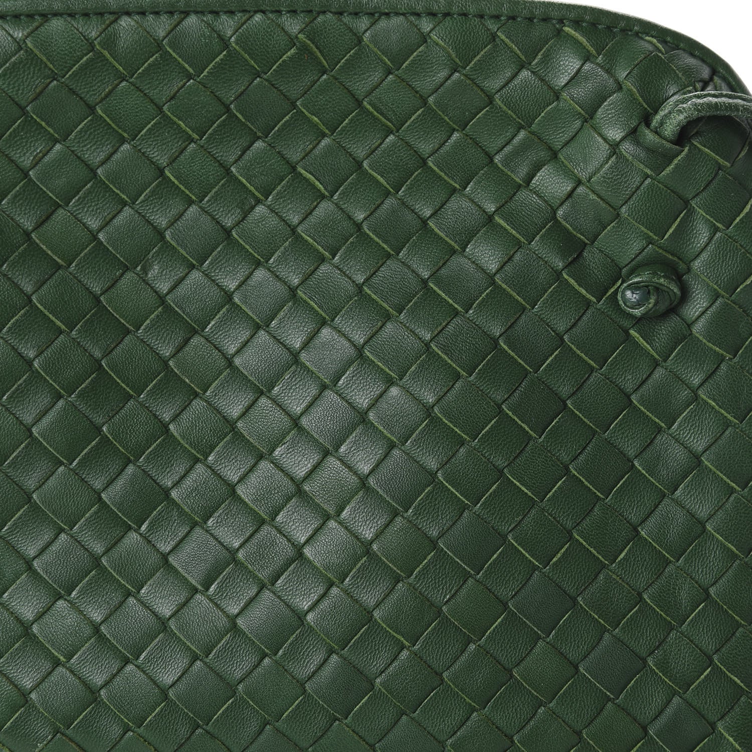 Bottega Veneta Nappa Intrecciato Nodini Crossbody Messenger Green 9 of 9