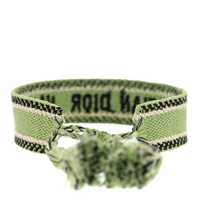Christian Dior Woven Cotton J'Adior Friendship Bracelet Set 6 of 8