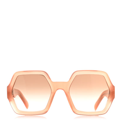 Celine Acetate Octagon Polarized Sunglasses CL401311 Pink 2 of 7