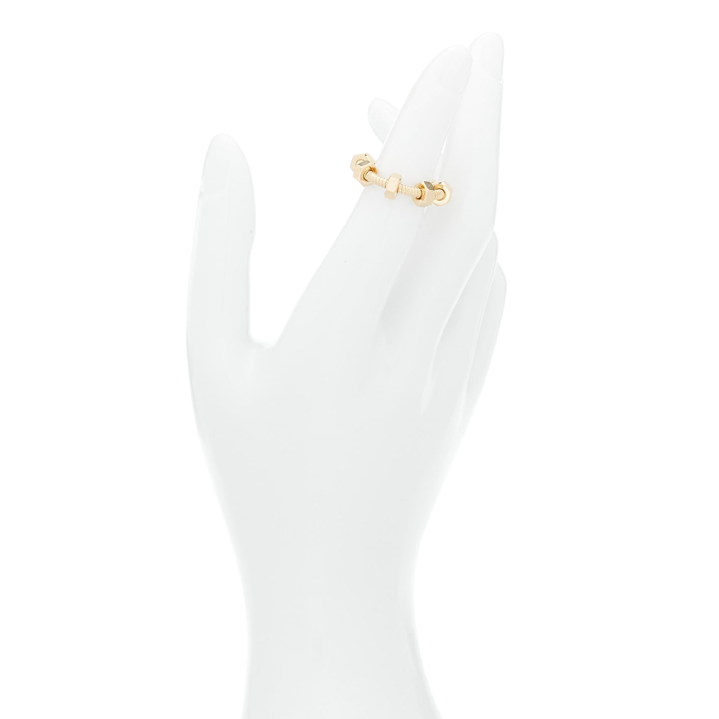 18K Yellow Gold Ecrou De Cartier Ring 52 6