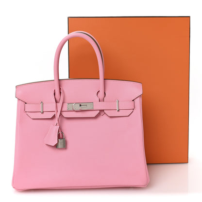 Hermes Epsom Birkin 30 Rose Confetti 11 of 11