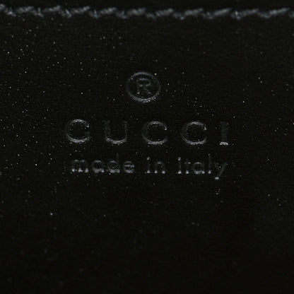 Gucci Calfskin Matelasse Mini GG Marmont Square Shoulder Bag Black 6 of 8