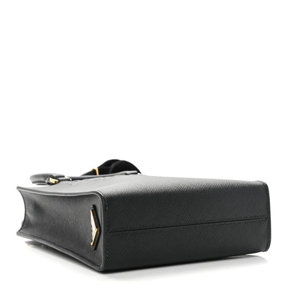 Prada Saffiano Lux Small Shoulder Bag Black 3 of 9