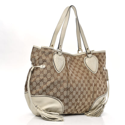 Gucci Monogram Large Tribeca Tote Off White 3 of 13