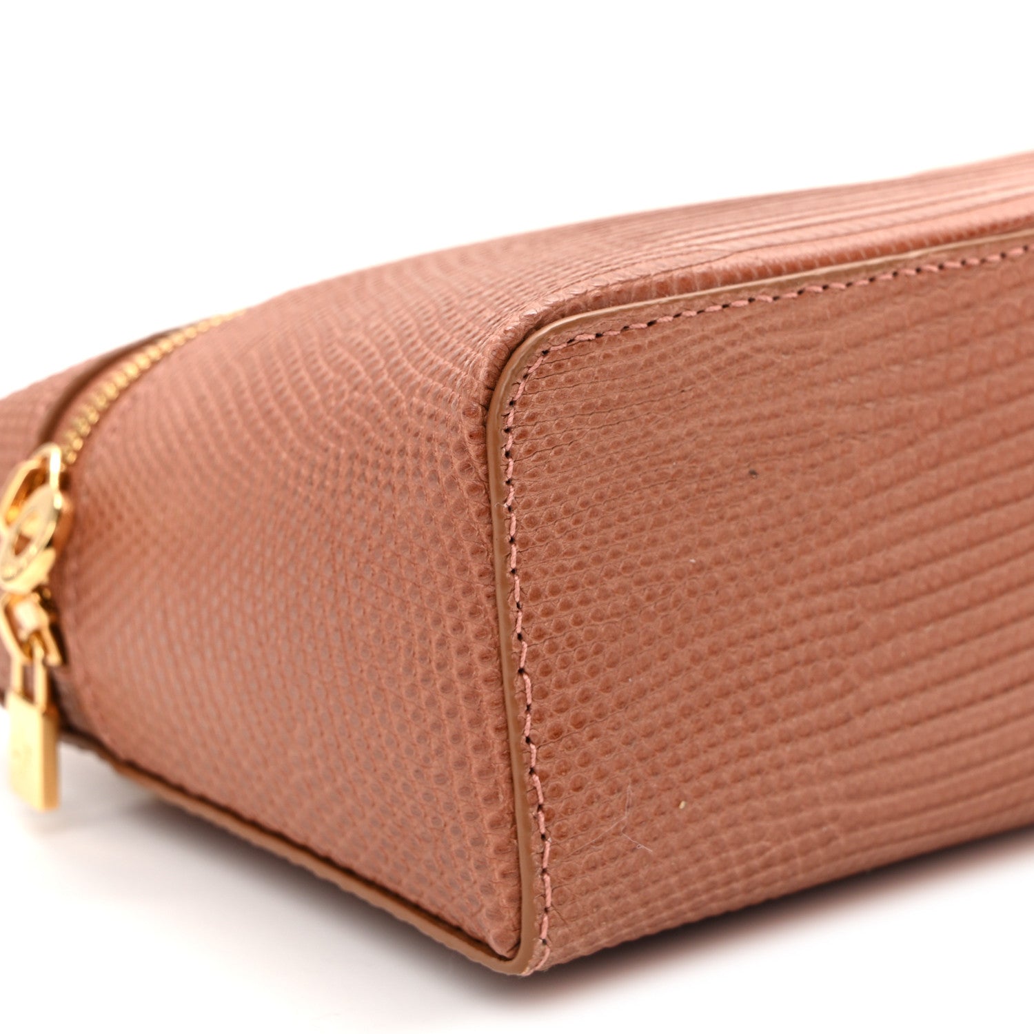 Loro Piana Lizard L19 Extra Pocket Pouch Brown 8 of 9
