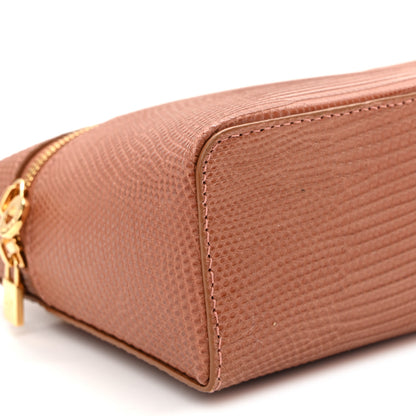 Loro Piana Lizard L19 Extra Pocket Pouch Brown 8 of 9