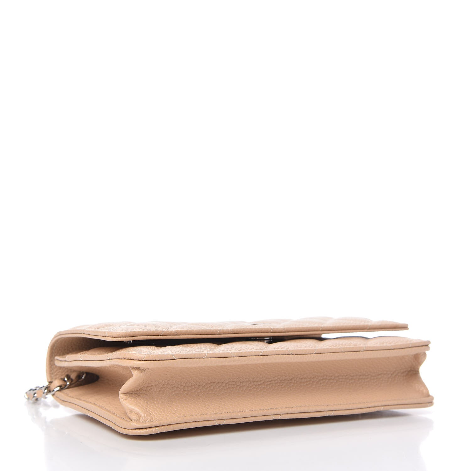 Chanel Caviar Quilted Wallet On Chain WOC Beige Clair 4 of 12