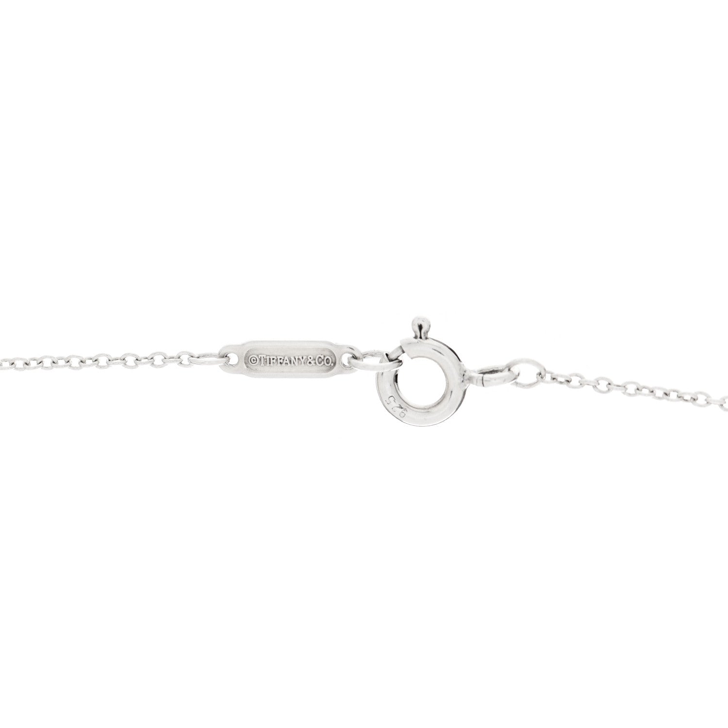 Tiffany Sterling Silver Puffy Heart Pendant Necklace 5 of 7