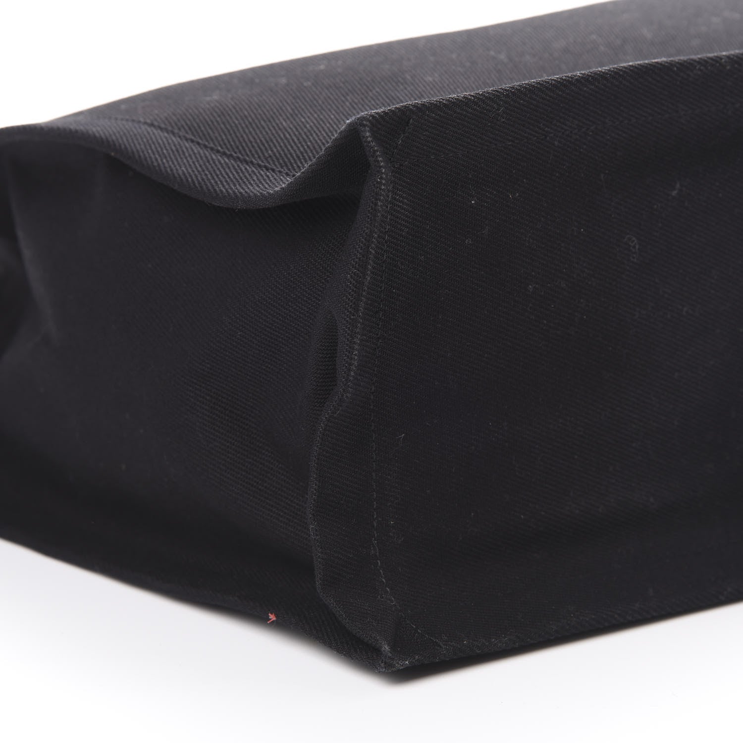 Saint Laurent Linen Calfskin Rive Gauche Tote Black 8 of 9