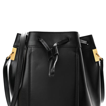 Saint Laurent Smooth Calfskin Medium Talitha Bucket Bag Black 7 of 9