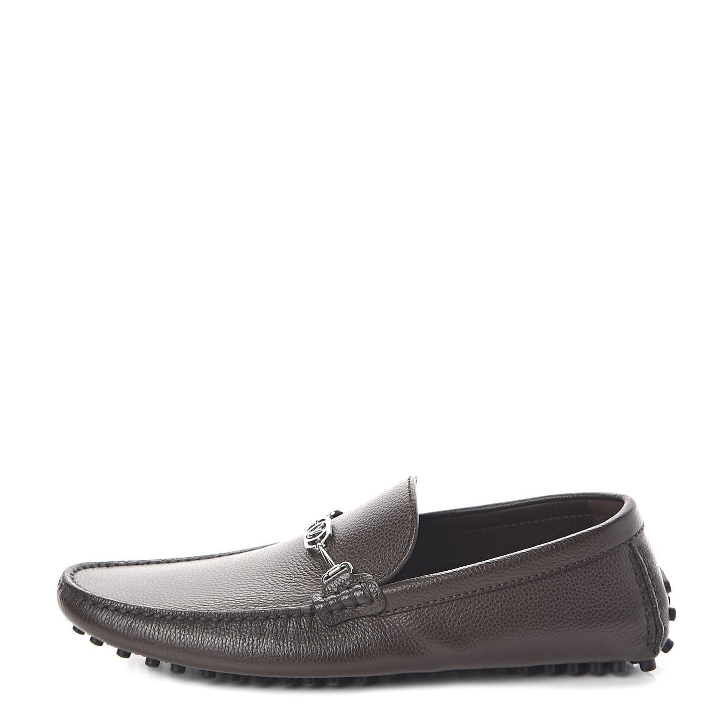 Calfskin LV Porto Vecchio Moccasin Loafers 8.5 Grizzli