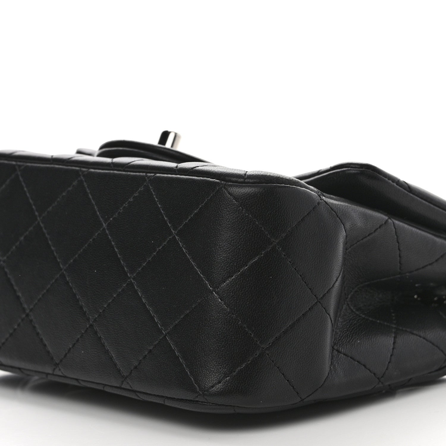 Chanel Lambskin Quilted Mini Square Flap Black 11 of 11