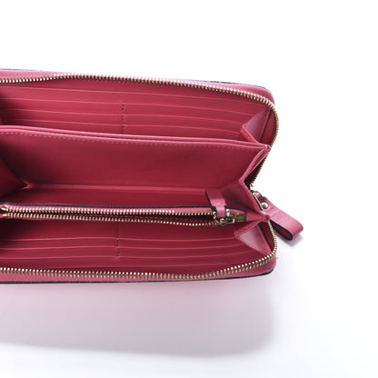 Valentino Garavani Calfskin Rockstud Zip Around Wallet Shadow Pink 5 of 6