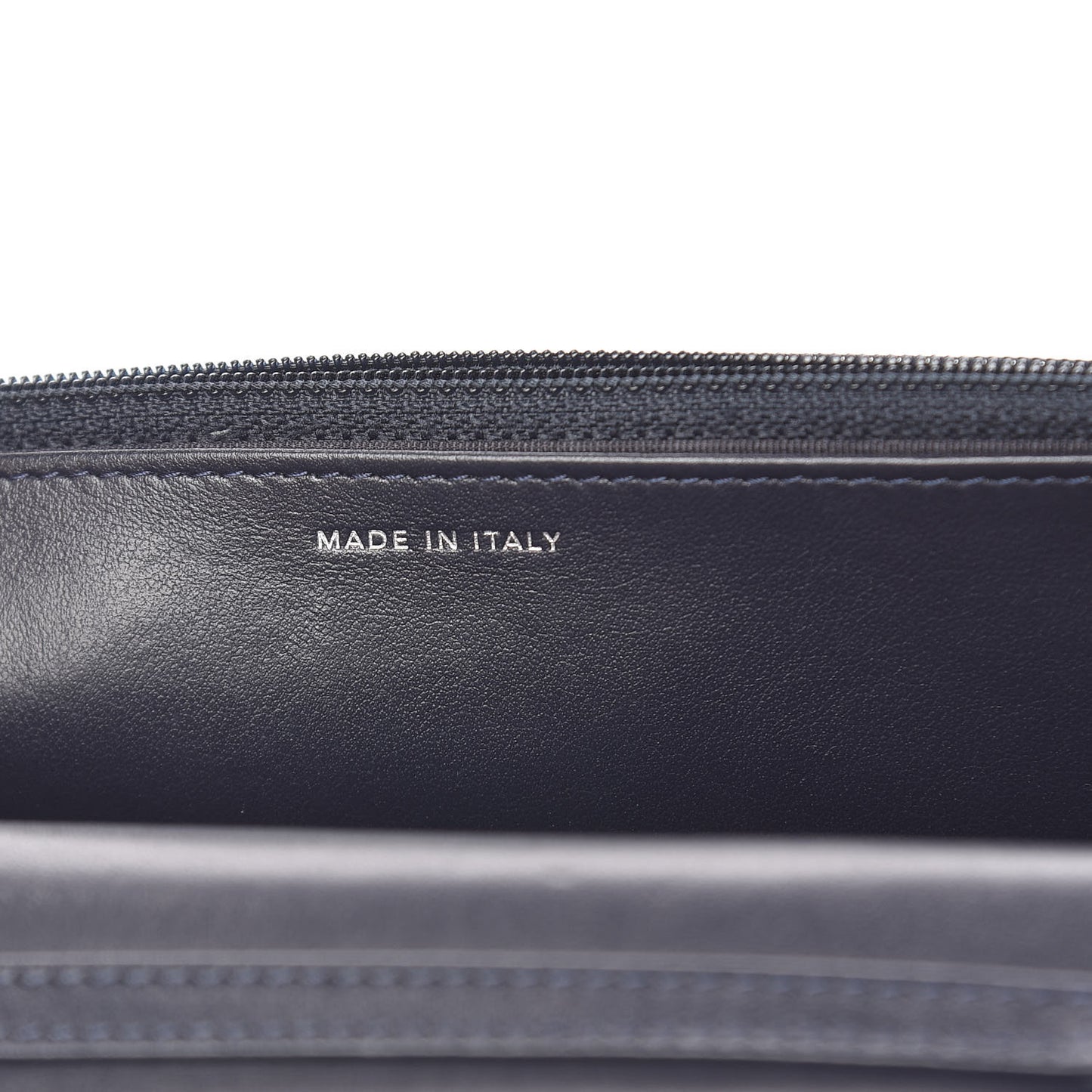 Aged Calfskin Quilted Reissue Wallet On Chain WOC Navy