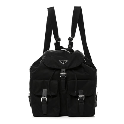 Prada Re-Nylon Saffiano Medium Backpack Black 1 of 10