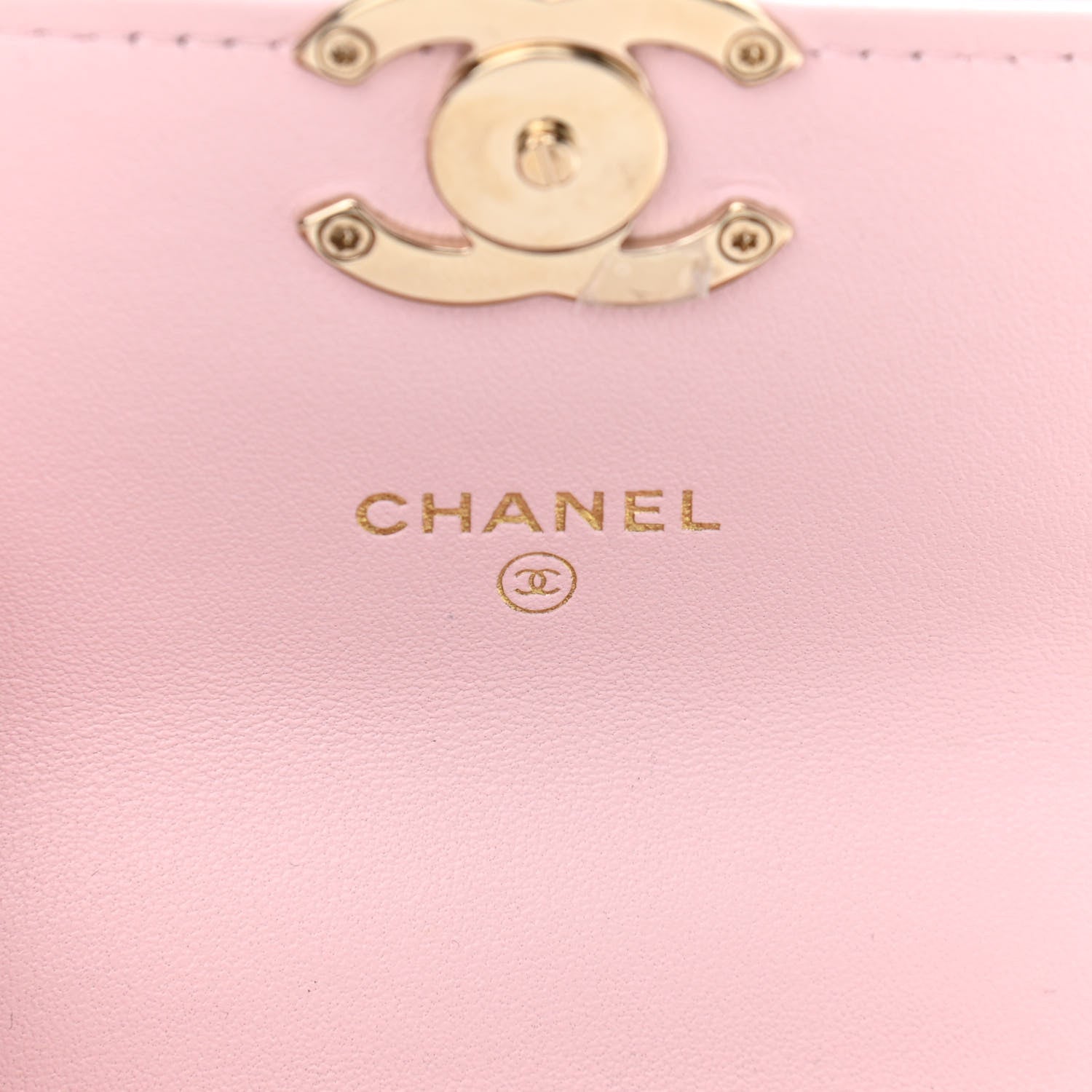 Chanel Lambskin Quilted Pick Me Up Clutch With Chain Pink 6 of 12