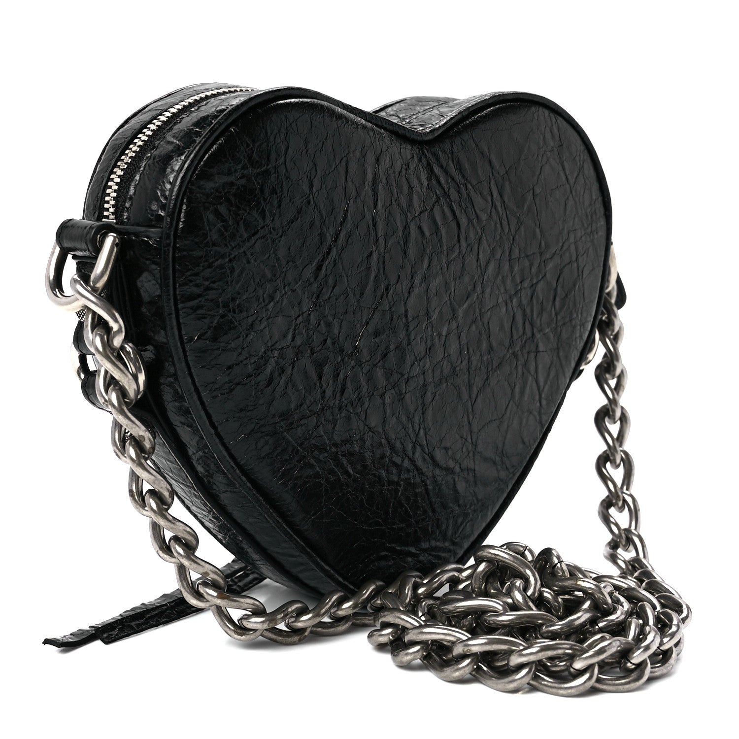 Balenciaga Agneau Arena Mini Le Cagole Heart Bag Black 3 of 11