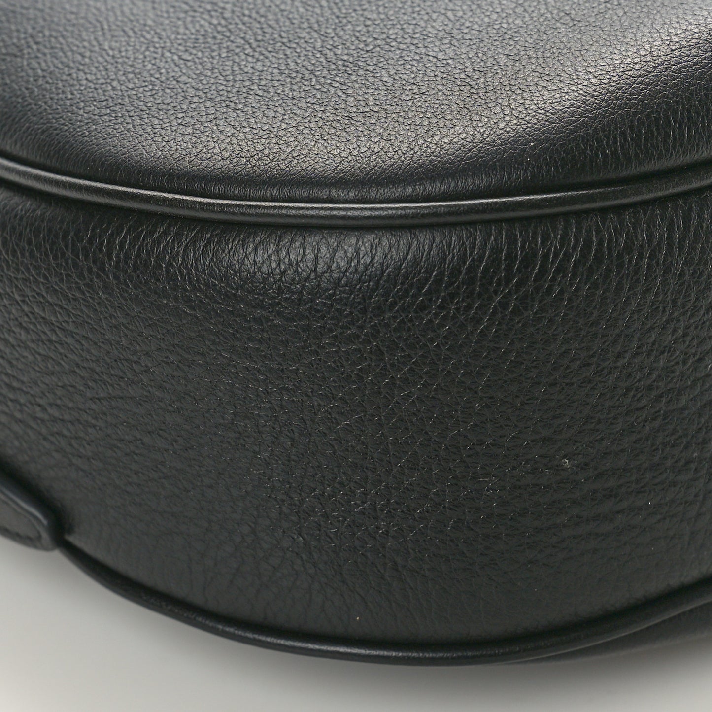 Supple Calfskin Cuir Triomphe Small Heloise Shoulder Bag Black