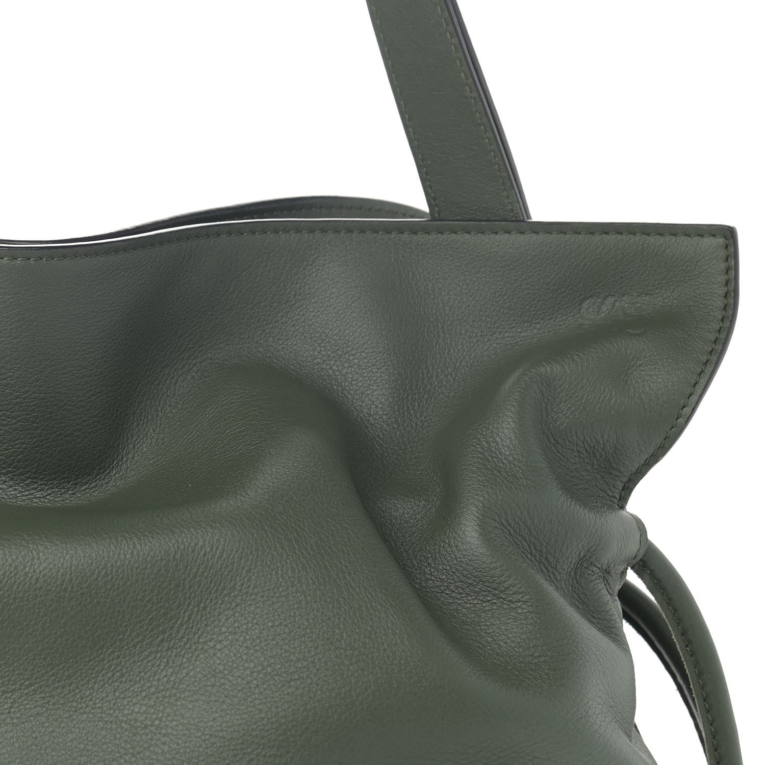 Loewe Calfskin Large Flamenco Knot Bag Khaki 7 of 10
