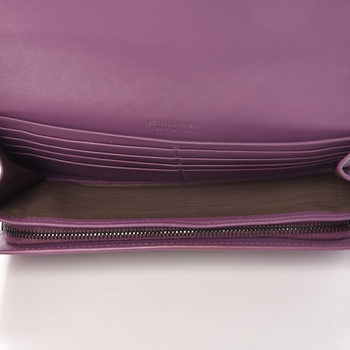 Nappa Intrecciato Continental Wallet Corot