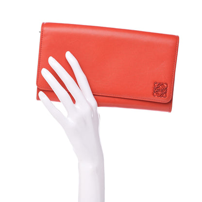 Loewe Lambskin Continental Clutch Primary Red 2 of 11