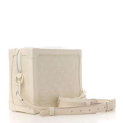 Louis Vuitton Taurillon Monogram Solar Ray Soft Trunk Powder White 3 of 13