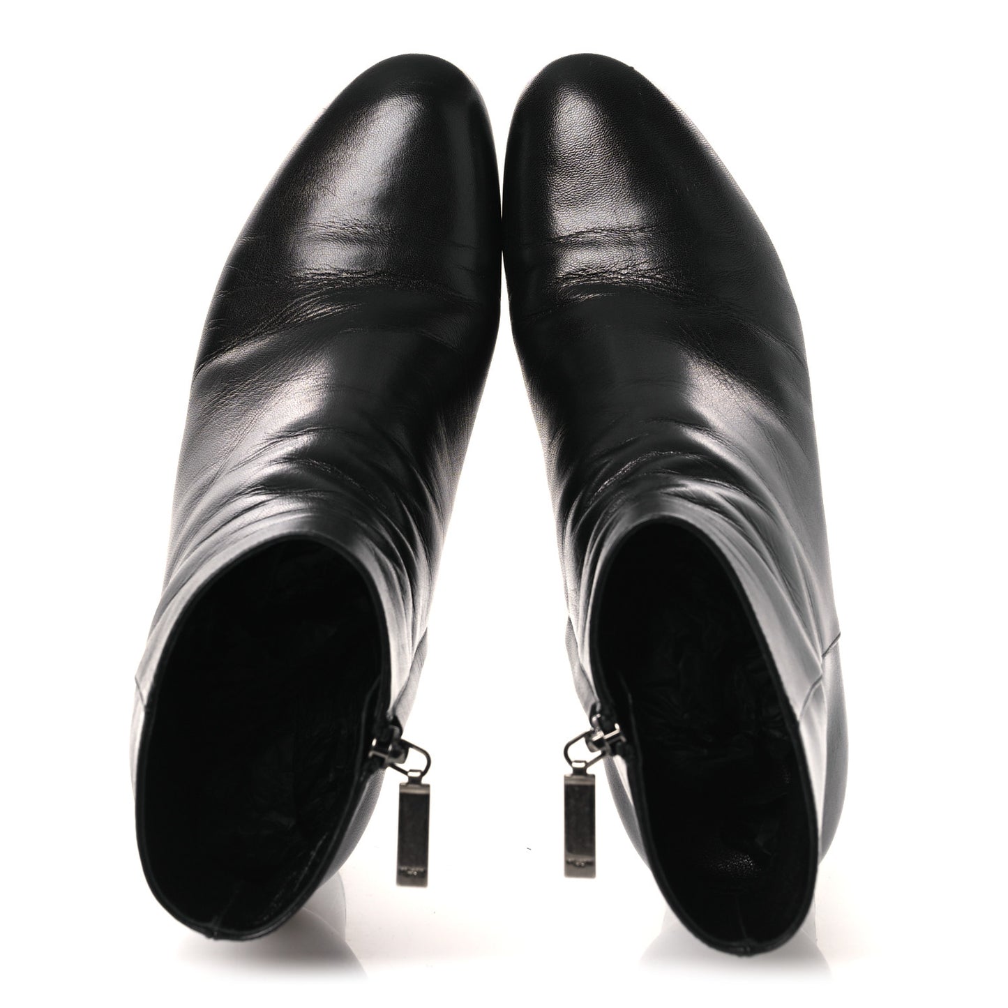 Nappa Vendome Loulou Ankle Zip Boot 39 Black